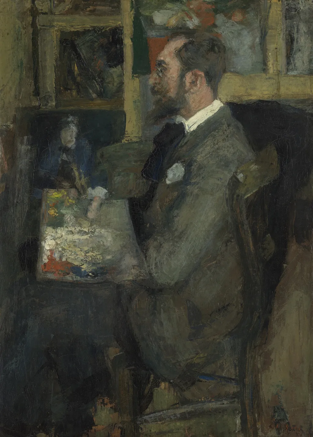Theo Hannon, by James Ensor, oil, 1891