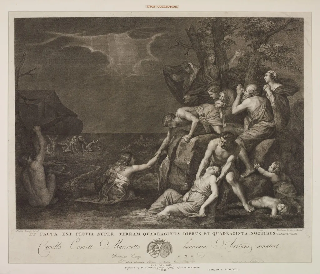 The Deluge, by Dominico Cunego, 1750