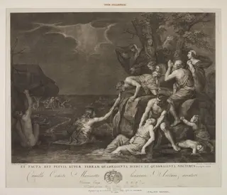 The Deluge, by Dominico Cunego, 1750