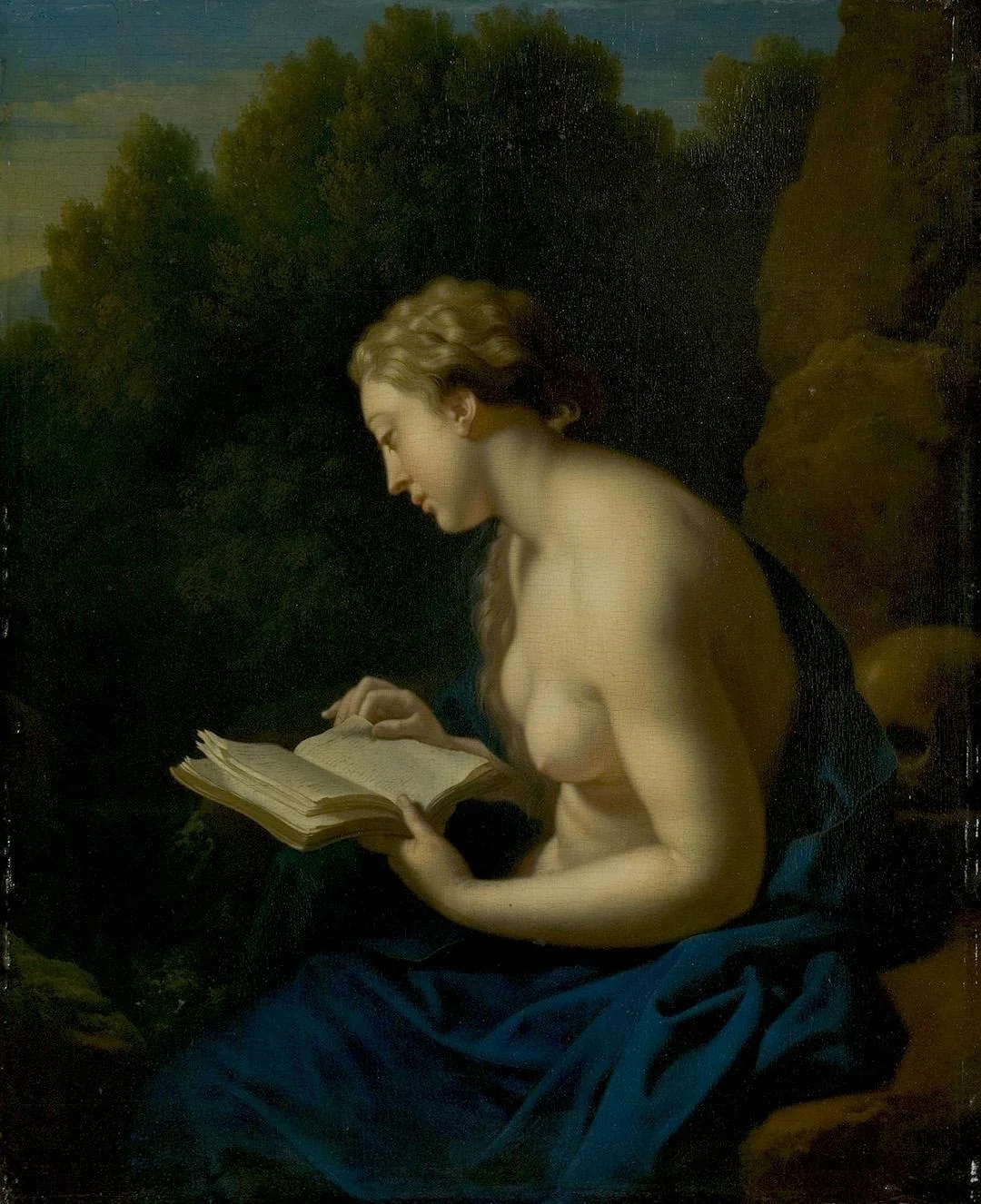 Mary Magdalene in the Desert, detail