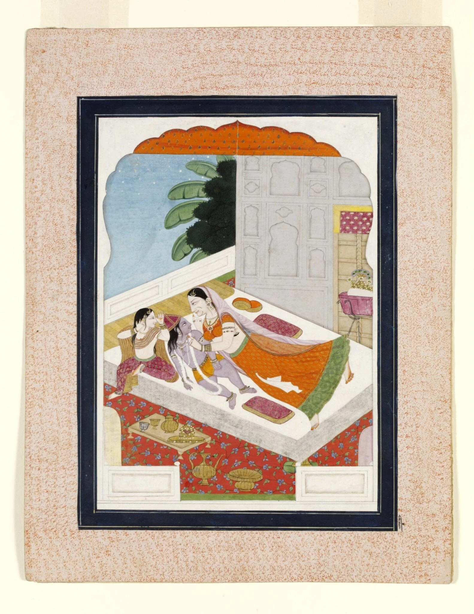 Josoda, Krishna and Balarama, detail