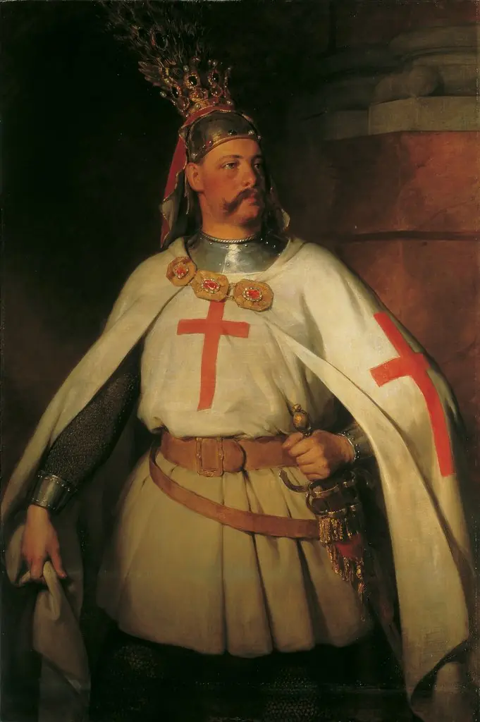 Archduke Leopold as Crusader, by Friedrich von Amerling, oil, 1863
