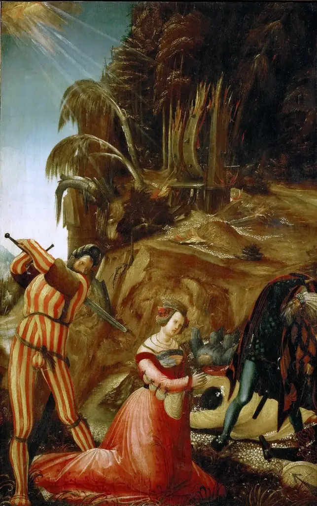 Beheading of St. Catherine, by Albrecht Altdorfer, unspecified, 1550