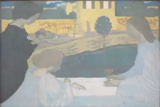 Martha and Mary, by Maurice Denis, oil, 1898
