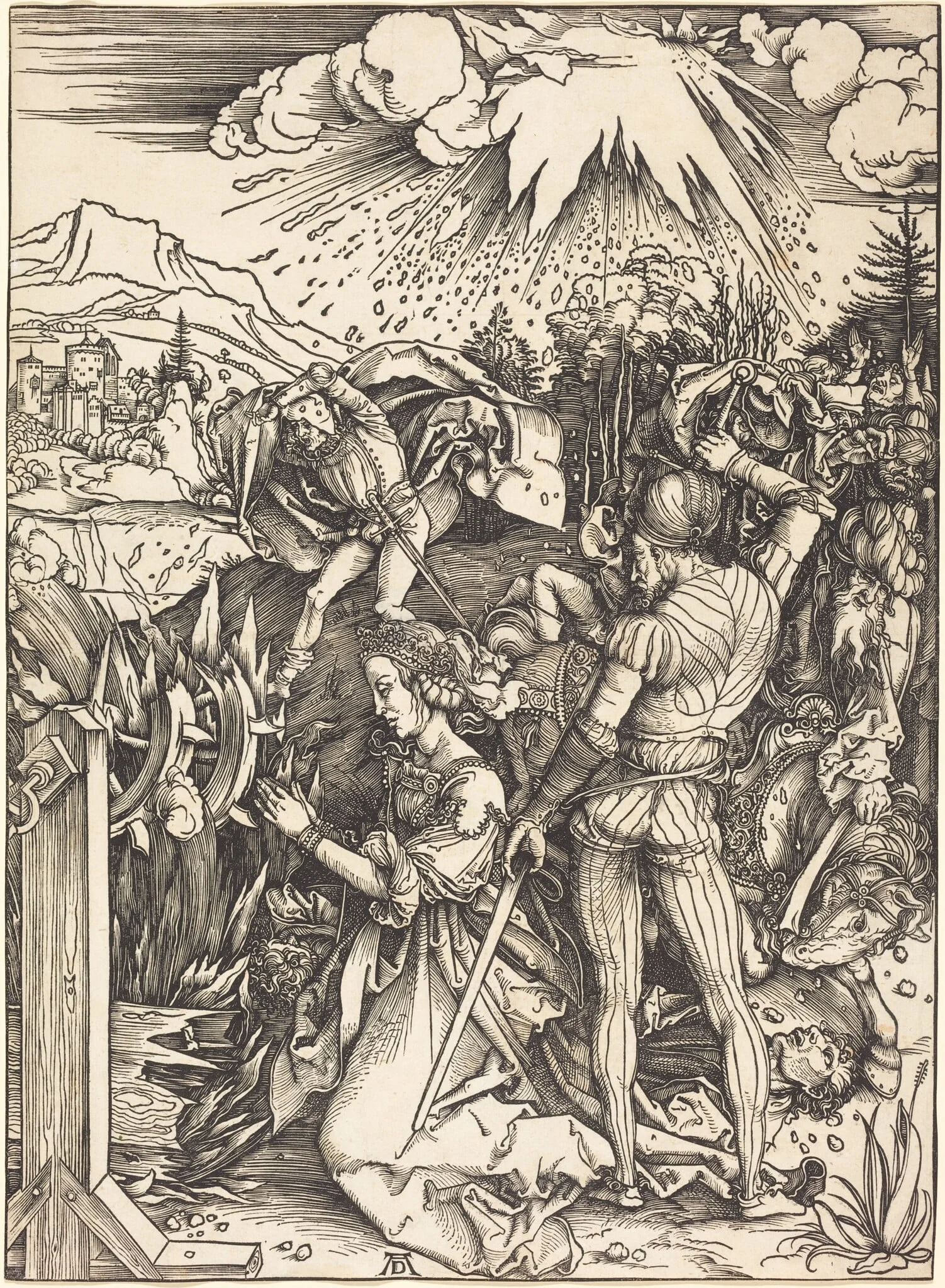 The Martyrdom of Saint Catherine, detail