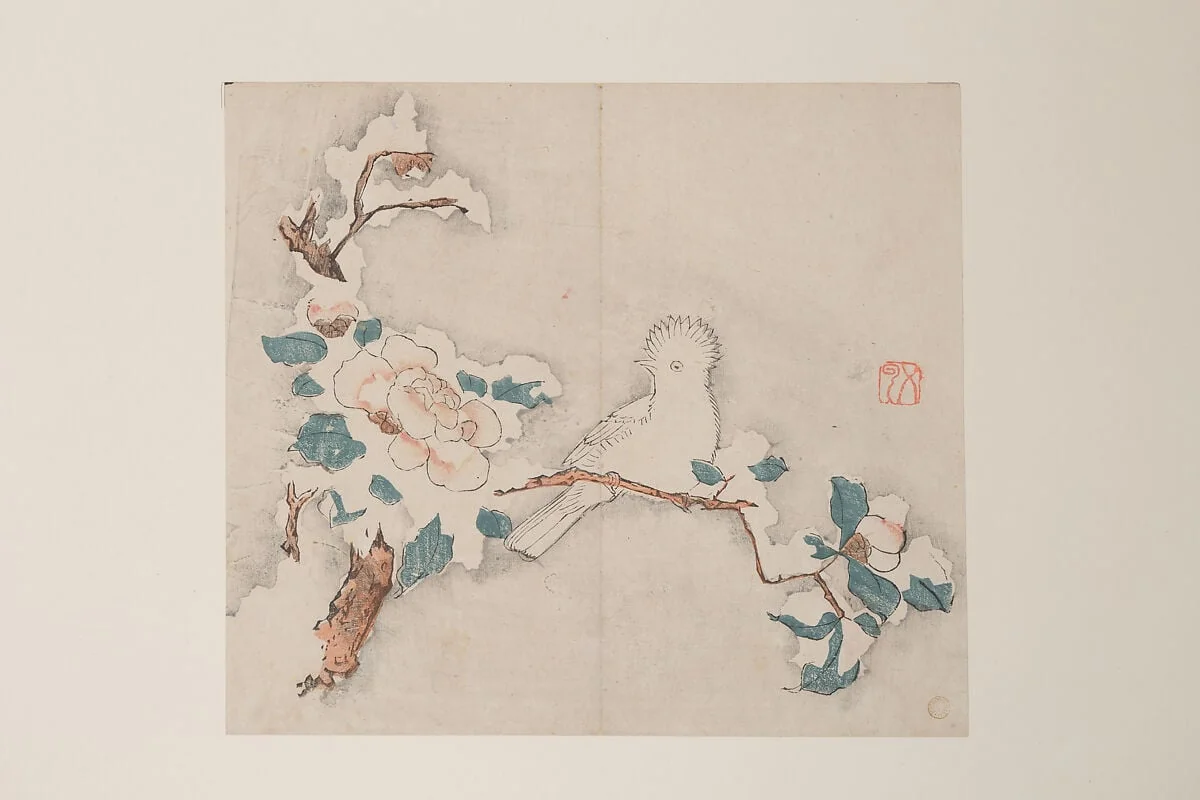 明 十竹齋書畫譜 四開|Leaf from the Ten Bamboo Studio Manual of Painting and Calligraphy, detail