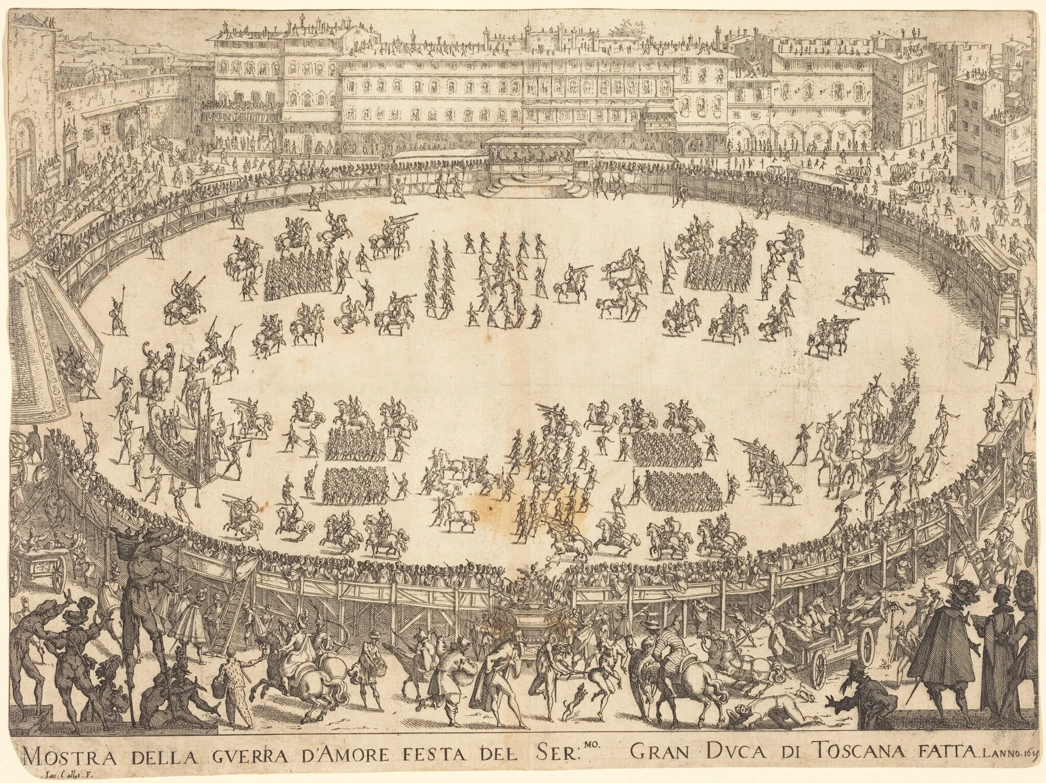 Parade in the Amphitheater, detail