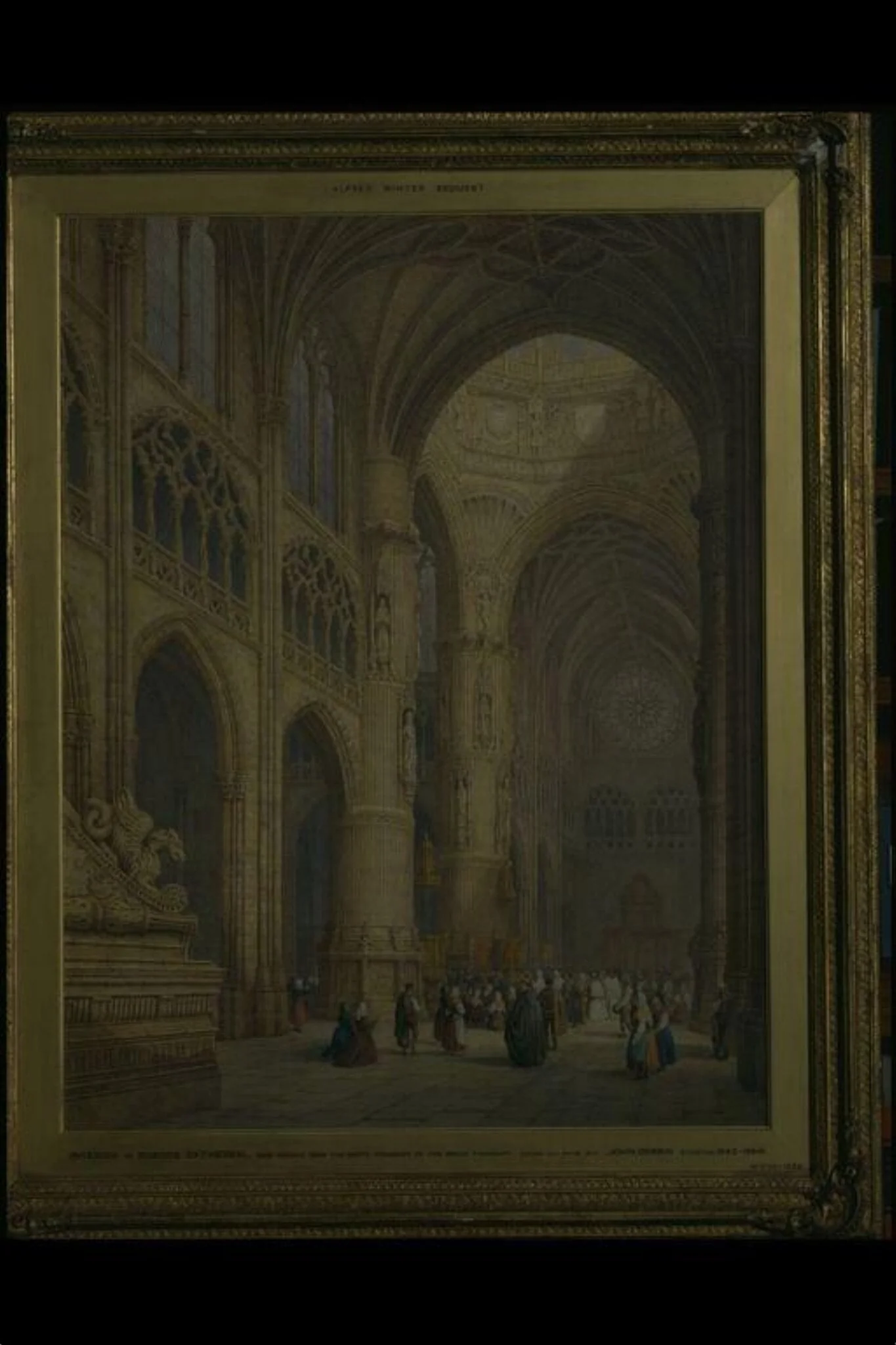 Interior of Burgos Cathedral, detail