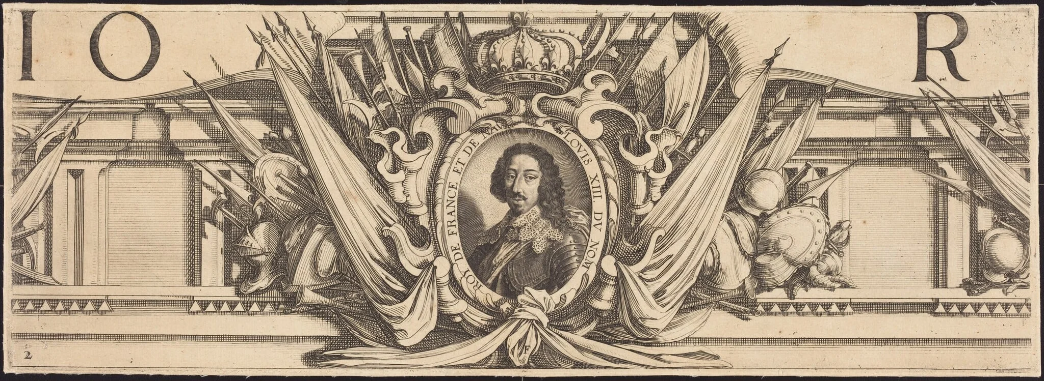 The Siege of La Rochelle [plate 2 of 16; set comprises 1952.8.97-112], detail