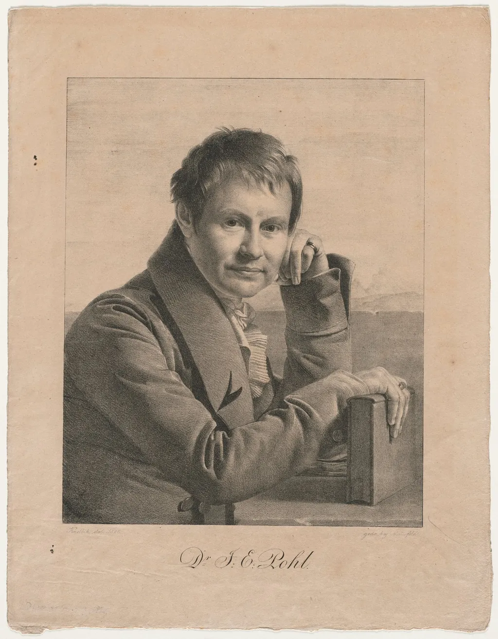 Portrait of Dr. F. E. Pohl, by Franz Kadlich, 1825