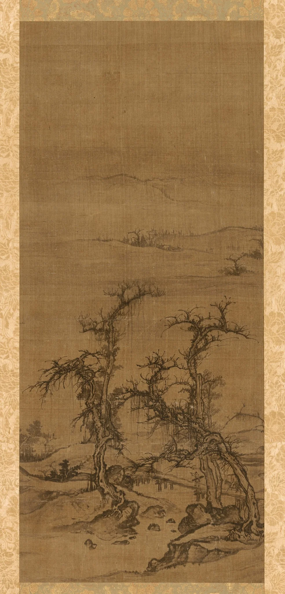 Carrying a Qin on a Visit, detail