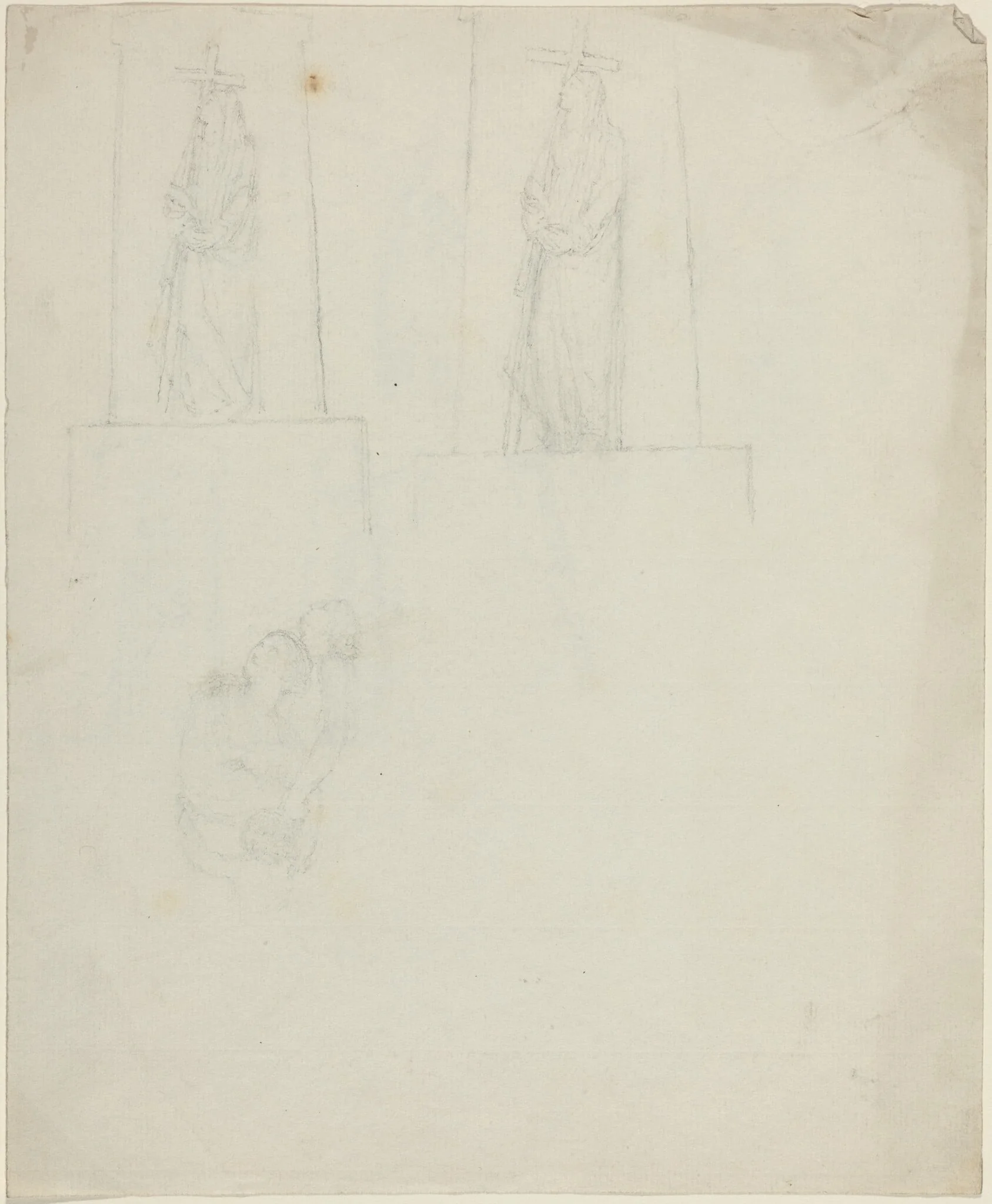 Designs for a Monument [recto and verso], detail