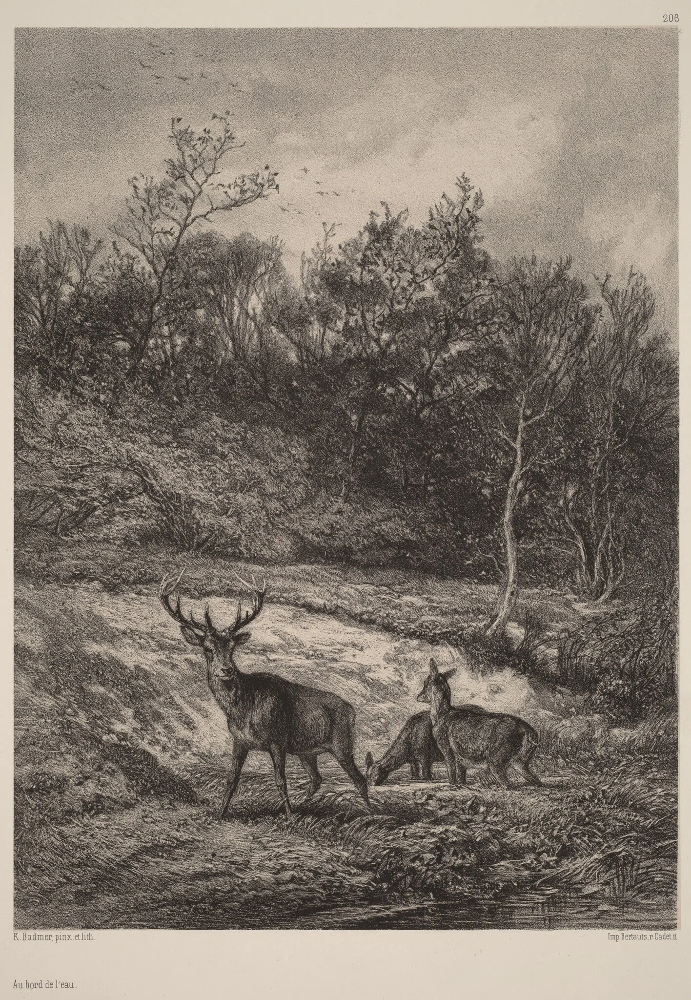 Au bord de l'eau, detail