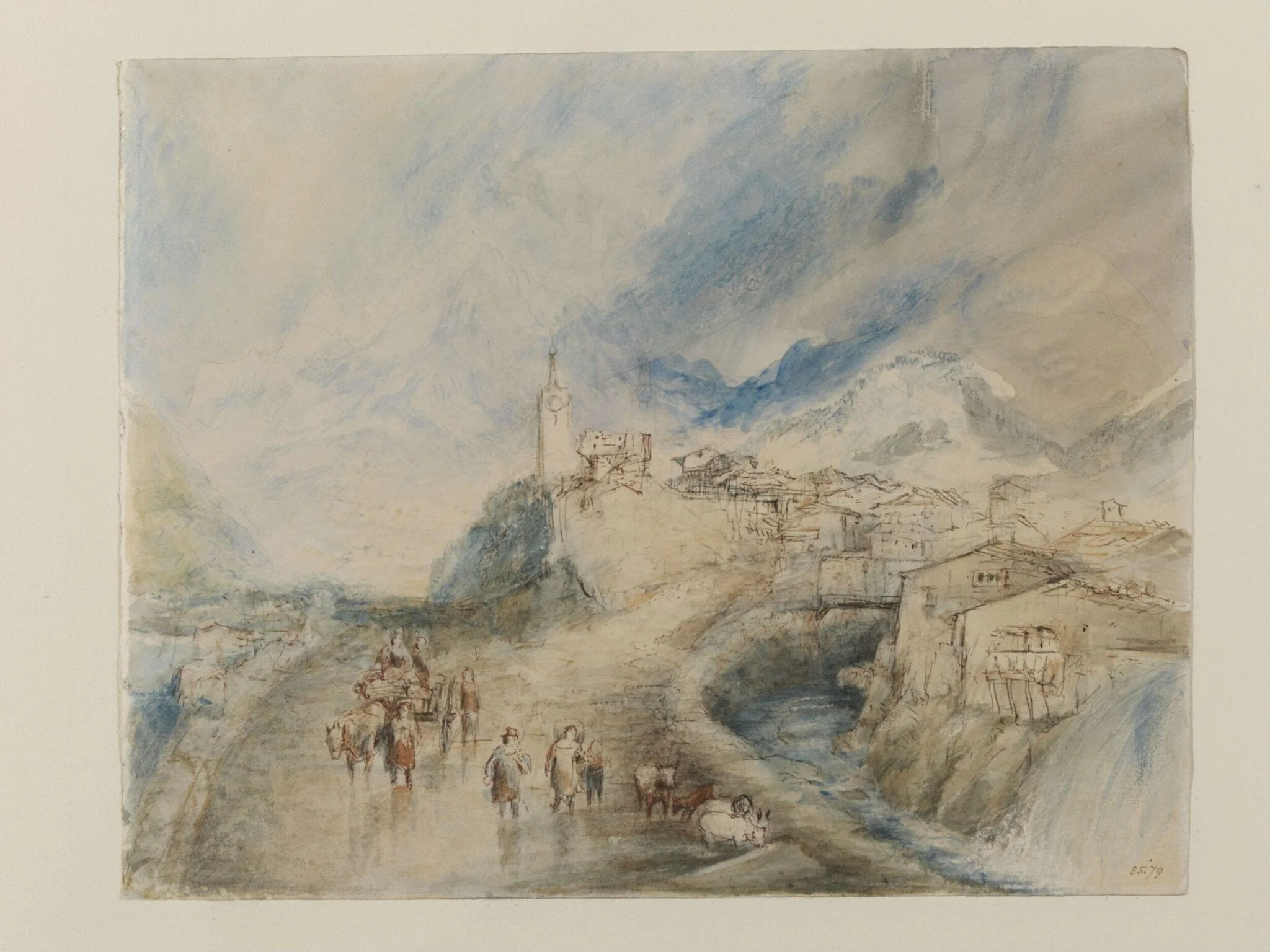 Italian town, detail