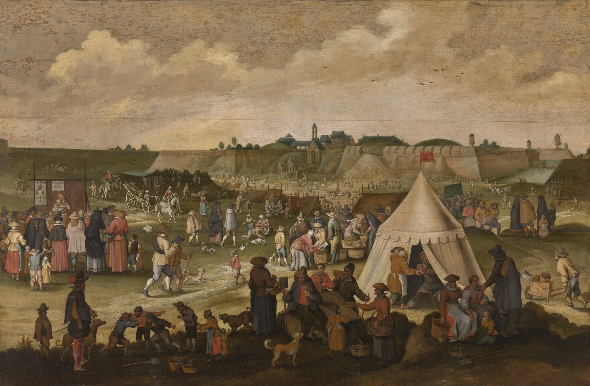 The Antwerp Castle, detail