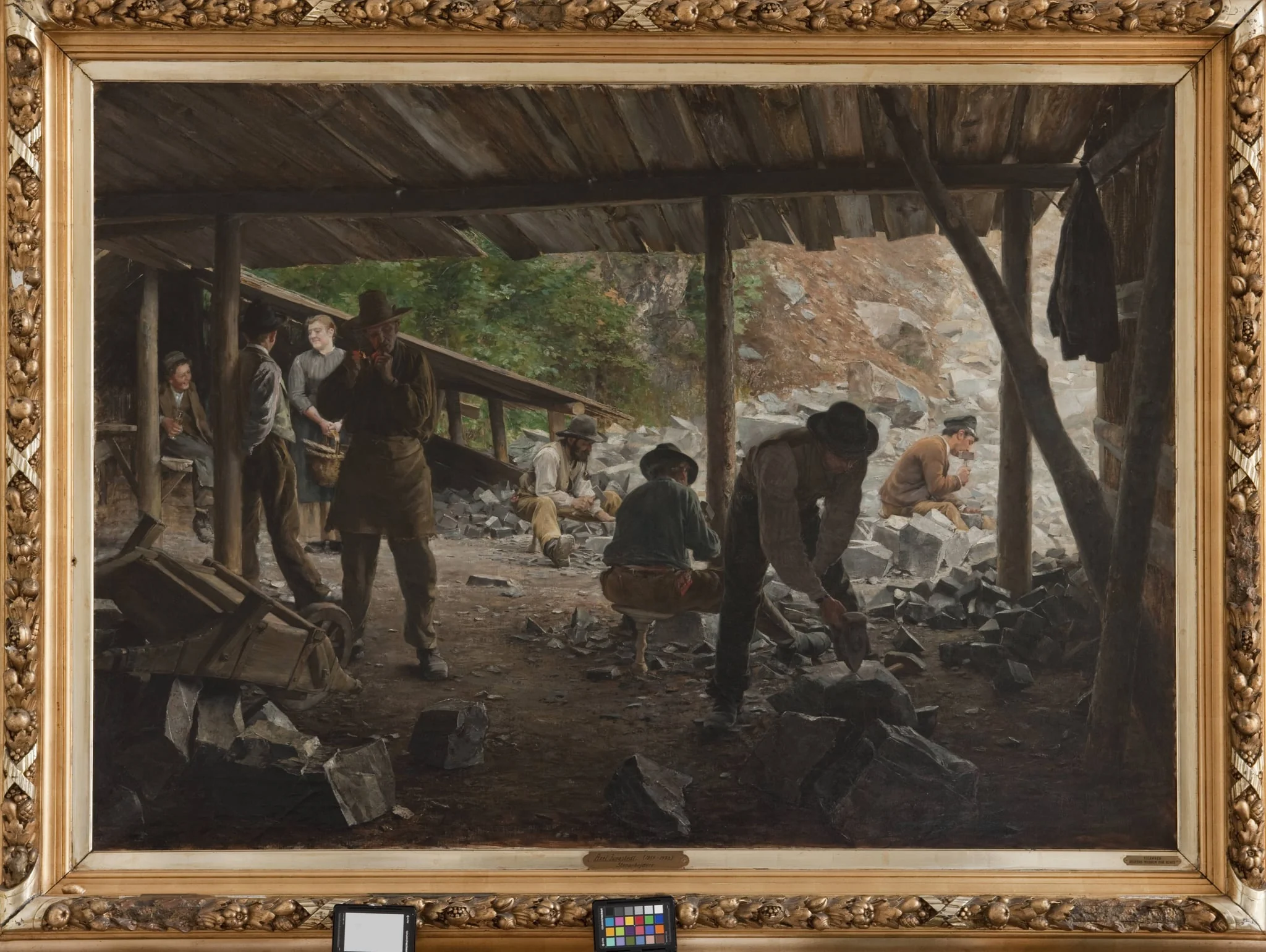 Stone Workers, detail