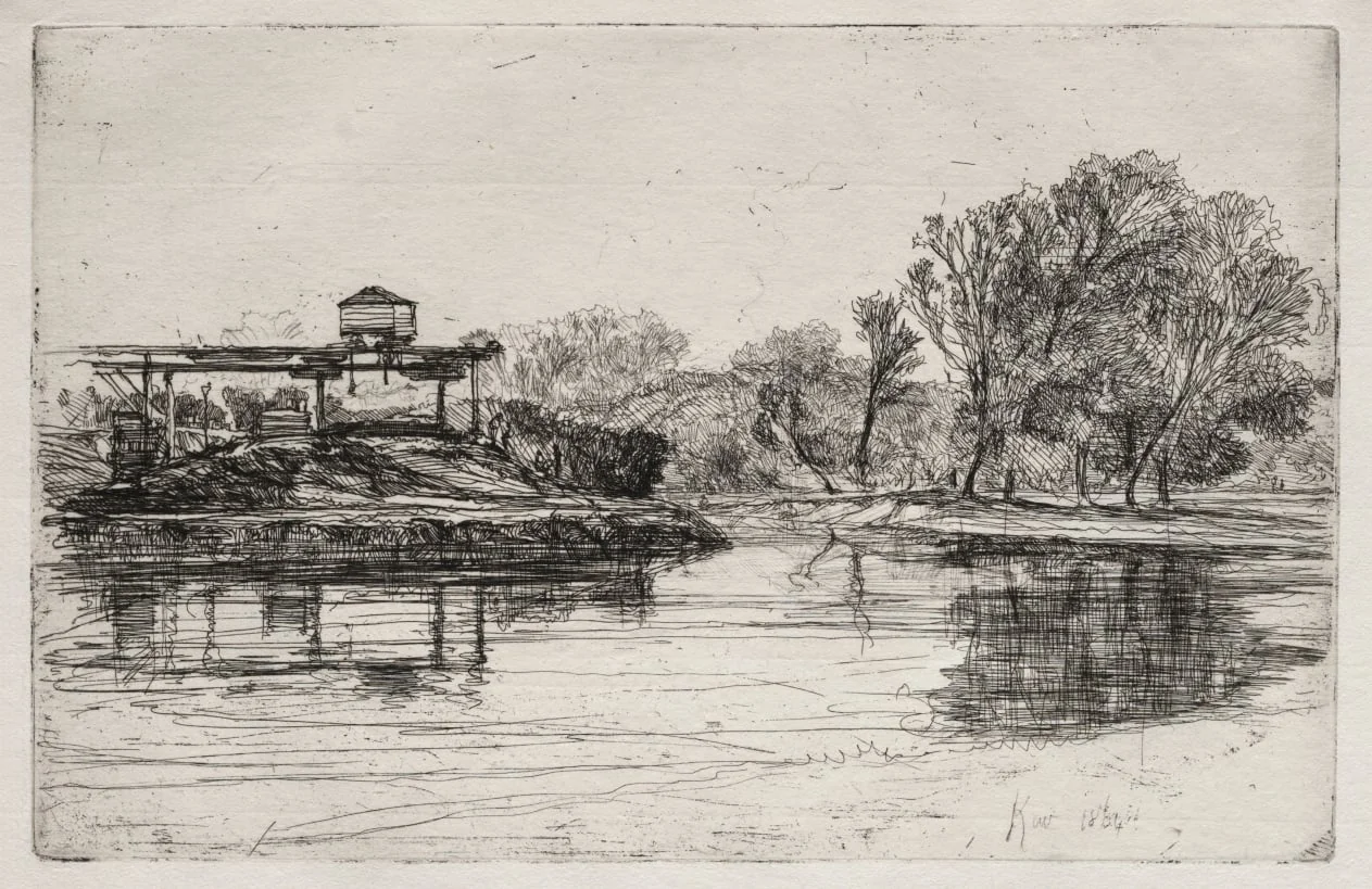 Railway Encroachment, detail