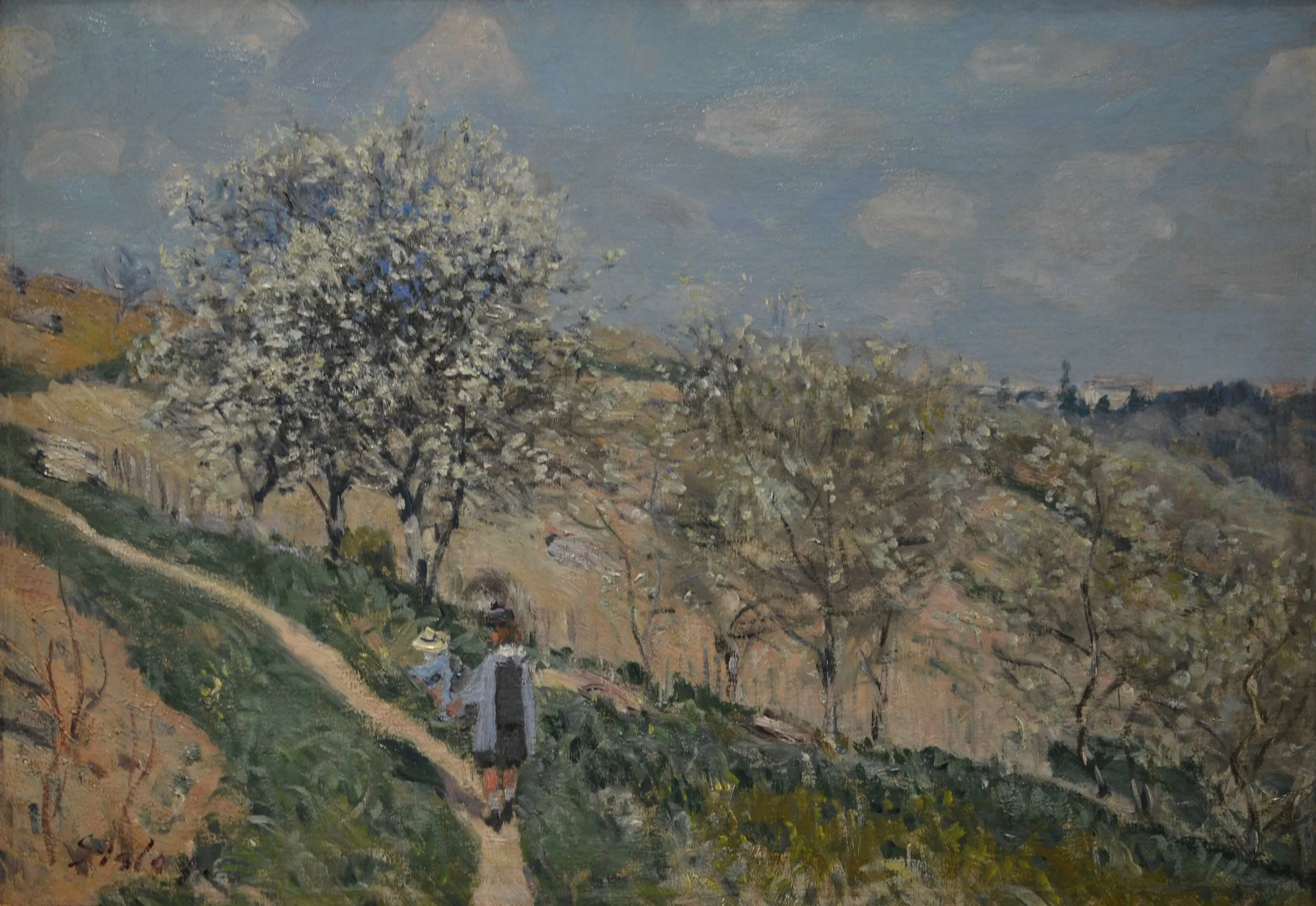 Spring at Bougival, detail