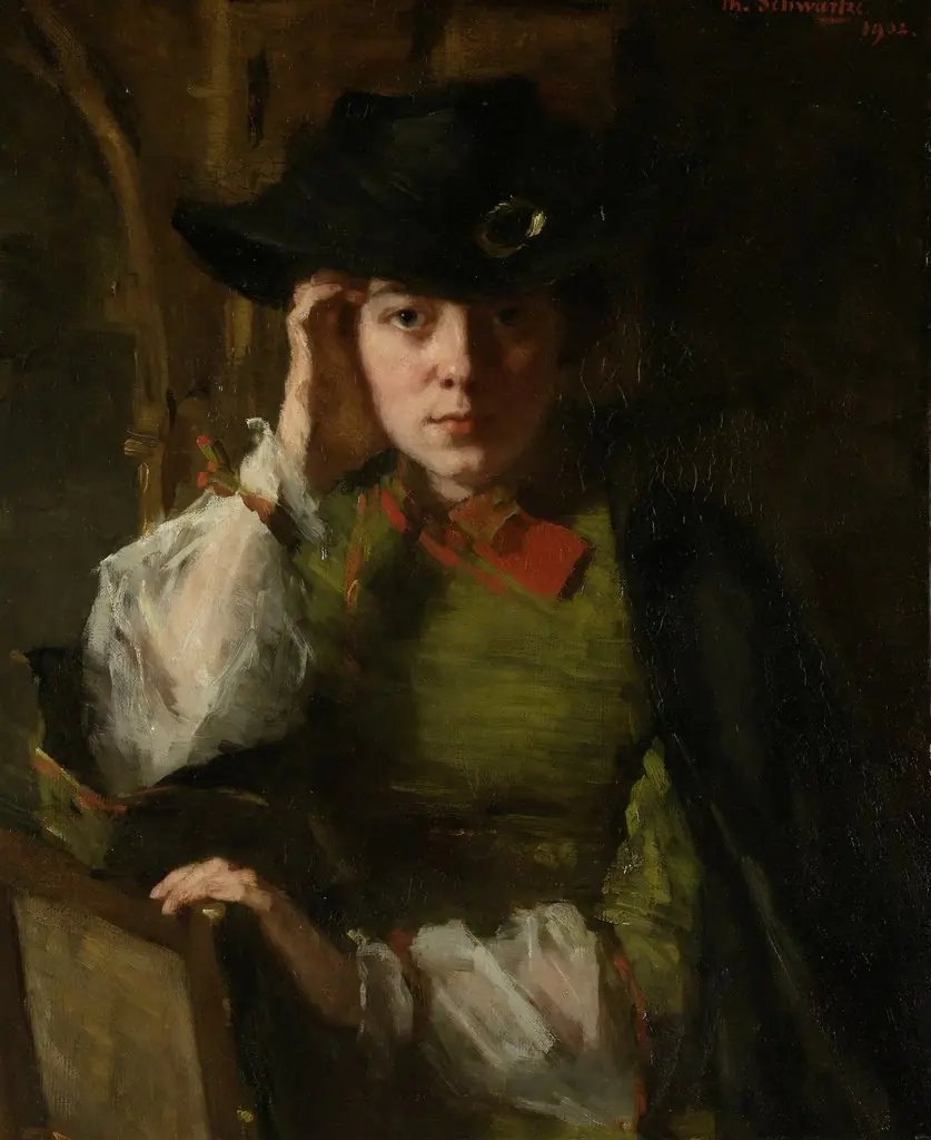 Portrait of Lizzy Ansingh, by Thérèse Schwartze, oil, 1902