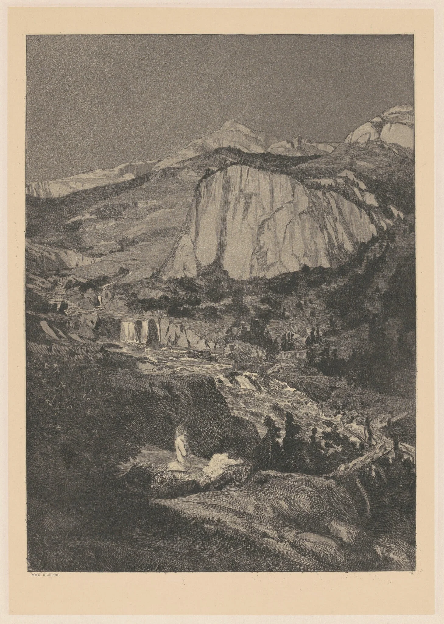 Moonlit Night (Mondnacht), detail