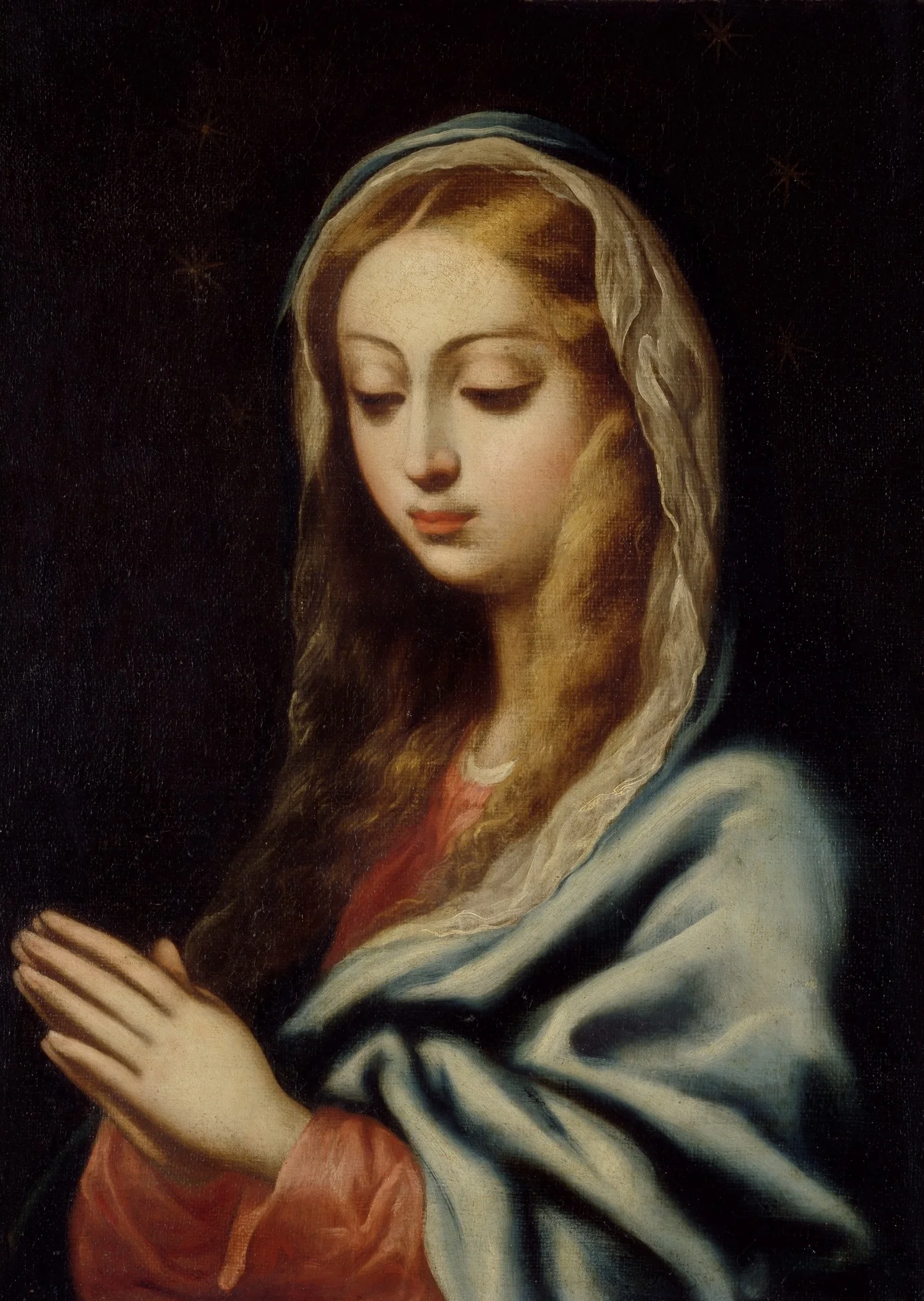 La Virgen María, detail