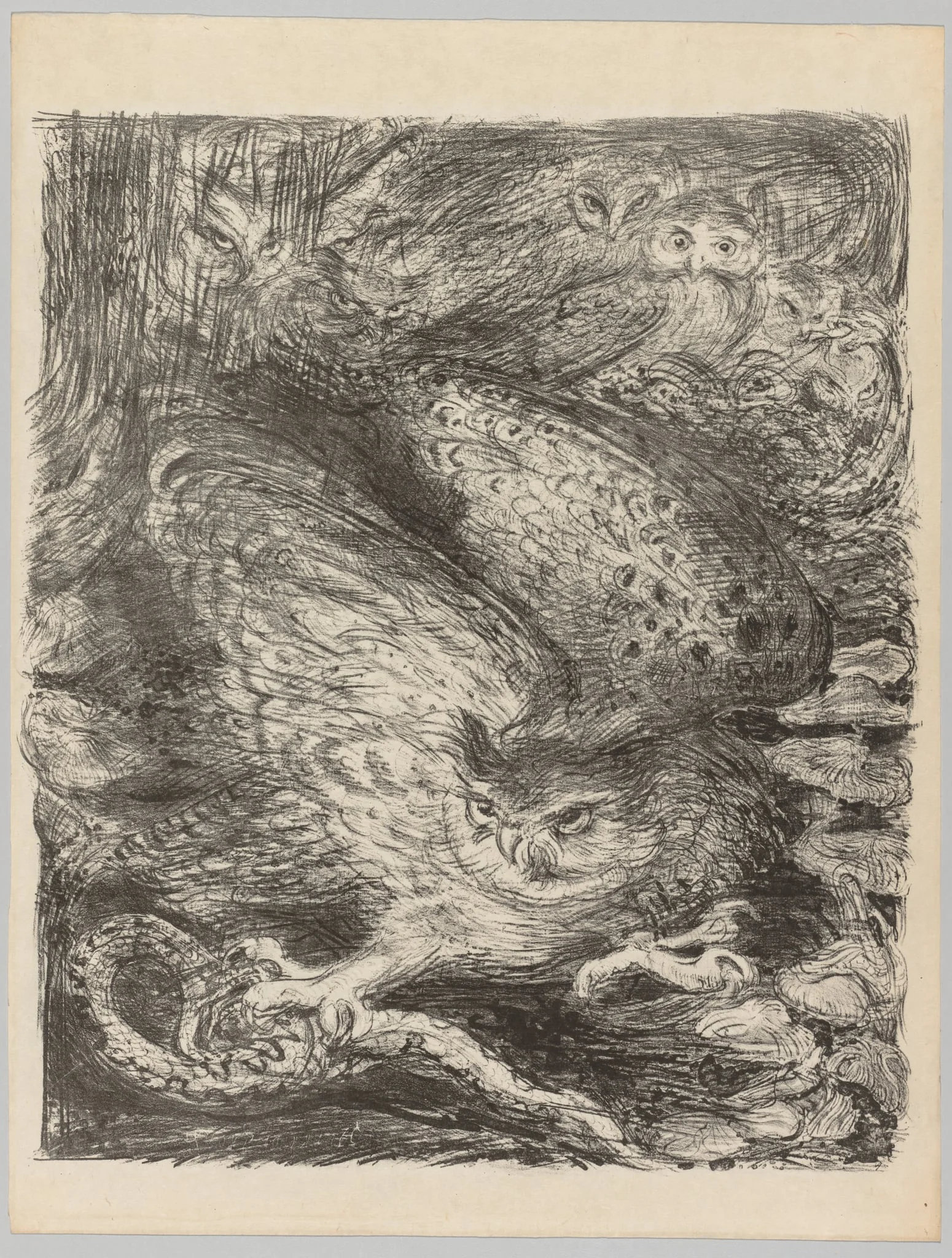 The Vintages!: Seven Owls and a Serpent, detail