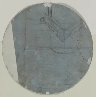 Architectural Sketch(?) (verso), by Giovanni Battista Benaschi, 1674