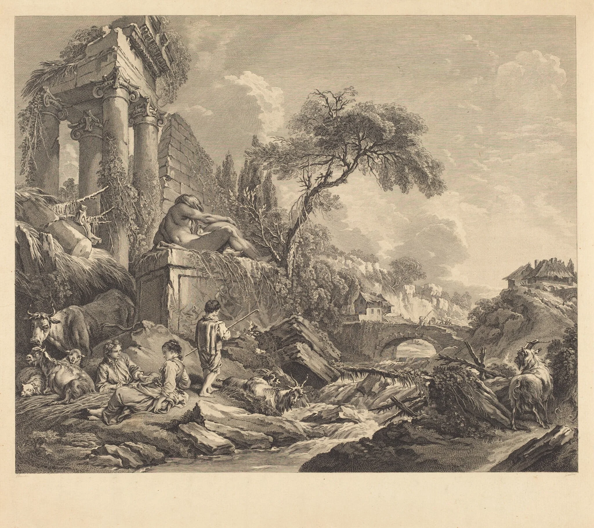 Le moineau de lesbie, detail