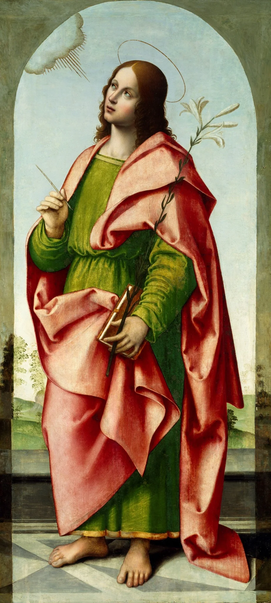 Saint John the Evangelist, detail