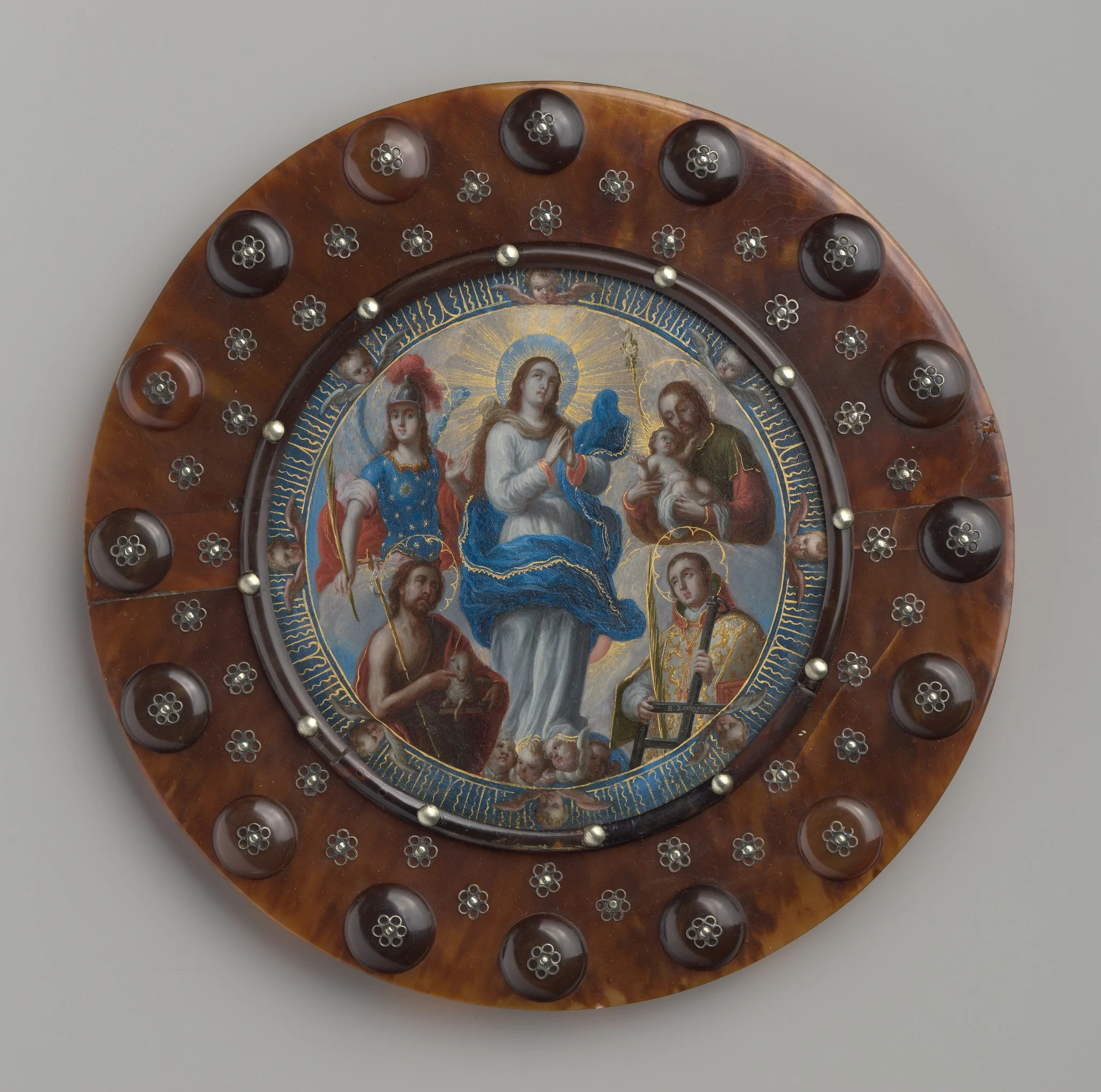 Nun’s Badge with the Virgin of the Immaculate Conception, detail