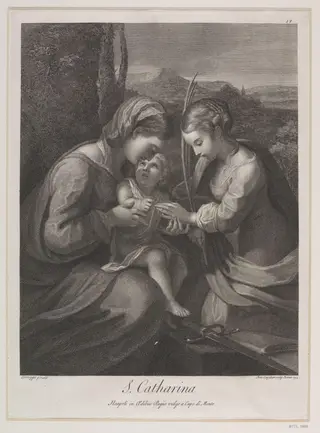 The Marriage of St. Catherine, by Antonio Capellan, 1750