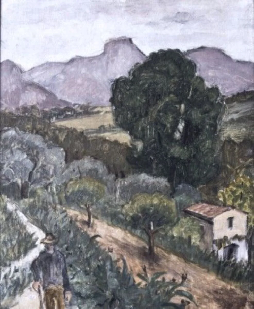 Muntele Sainte-Victoire, detail