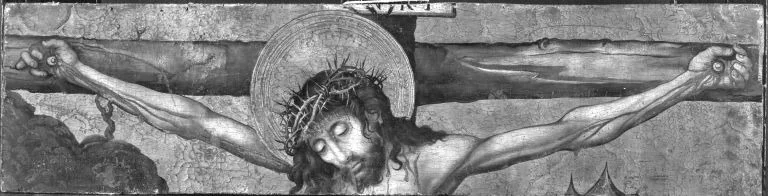 Fragment einer Kreuzigung Christi, detail
