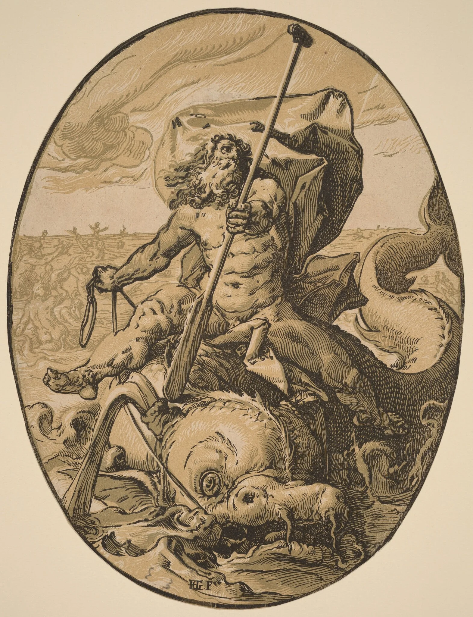 Oceanus, detail