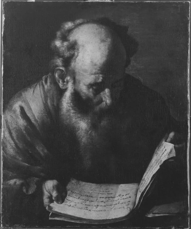 Der Philosoph, detail