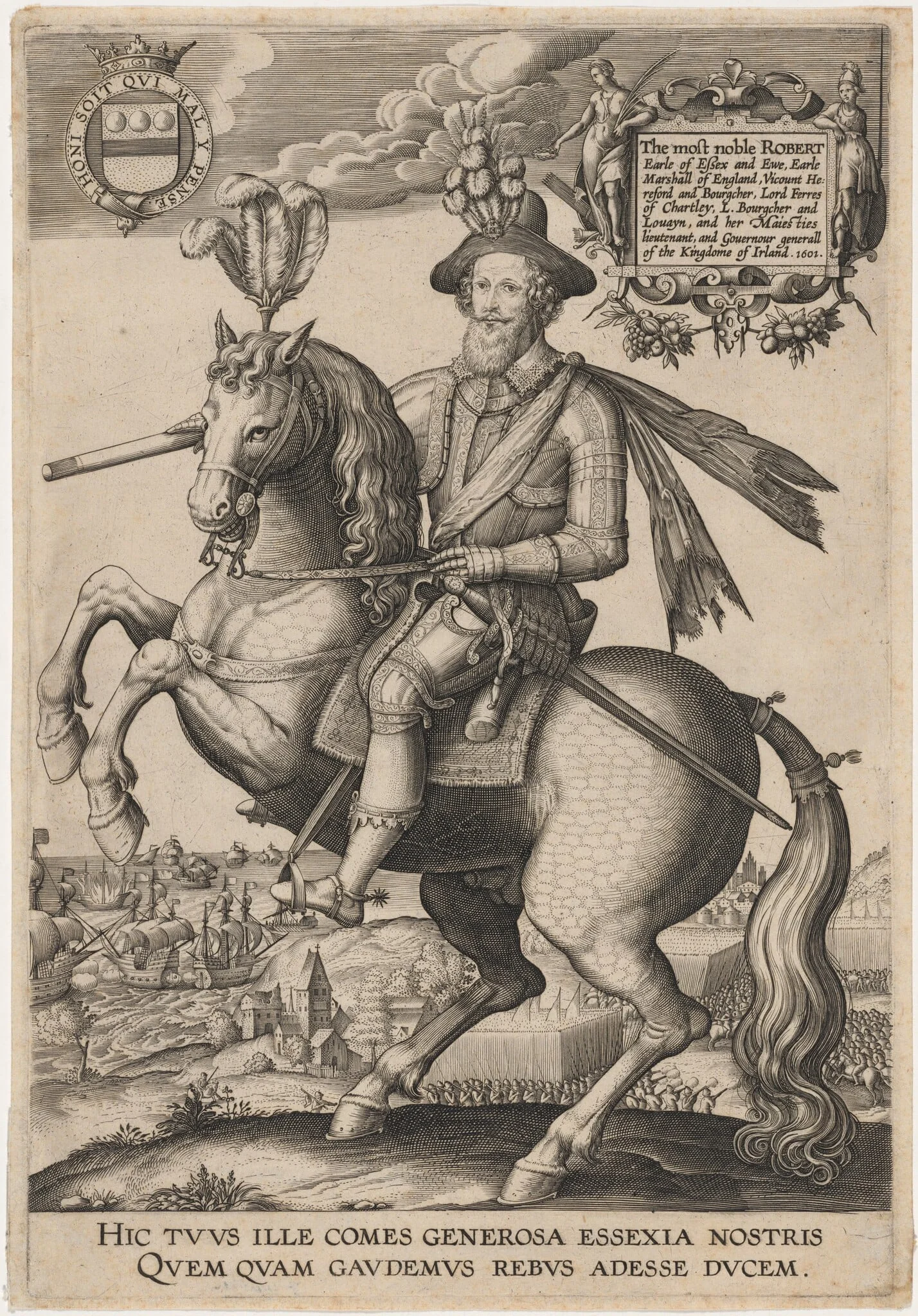 Robert Devereux, Second Earl of Essex, detail