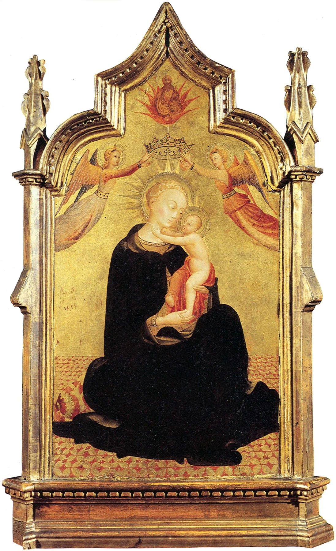 Madonna and Child with Angels, detail