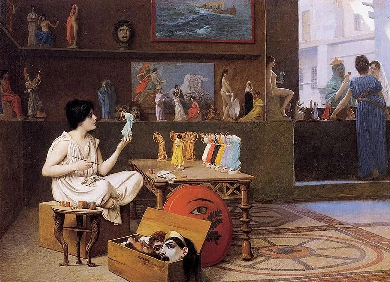 Painting Breathes Life into Sculpture, detail