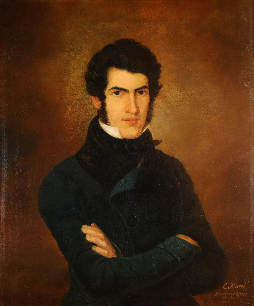 Portrait of  Don Florencio Escardó, by Carlos Morel, oil, 1840