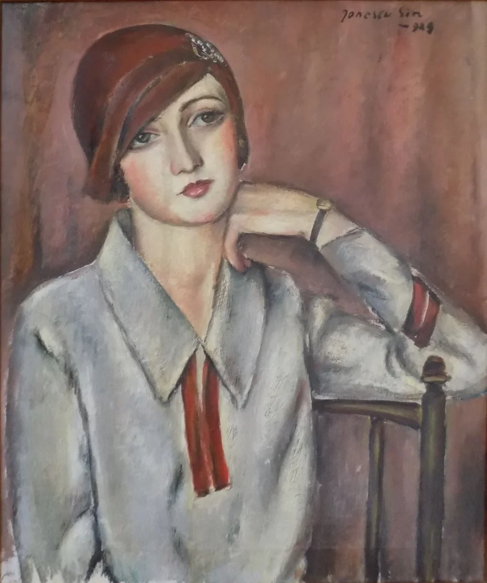 Portret de femeie, detail