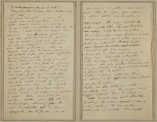 Manuscript Pages [recto], by Paul Gauguin, ink, 1886