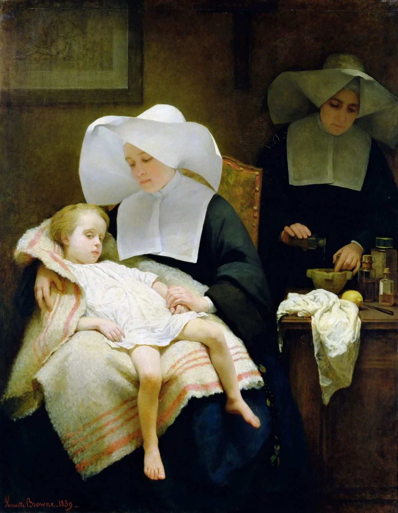 The Sisters of Mercy, detail