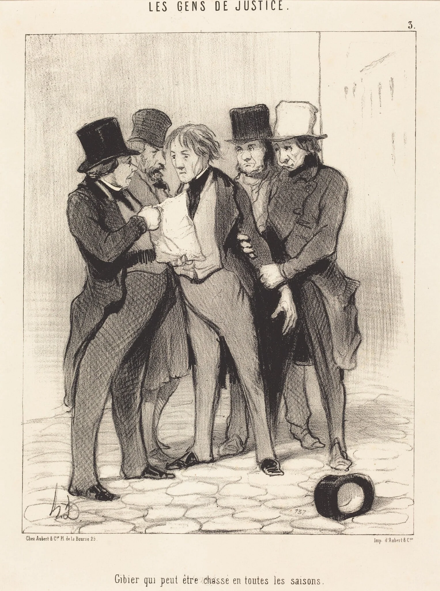Gibier qui peut être chassé en toutes les saisons, detail