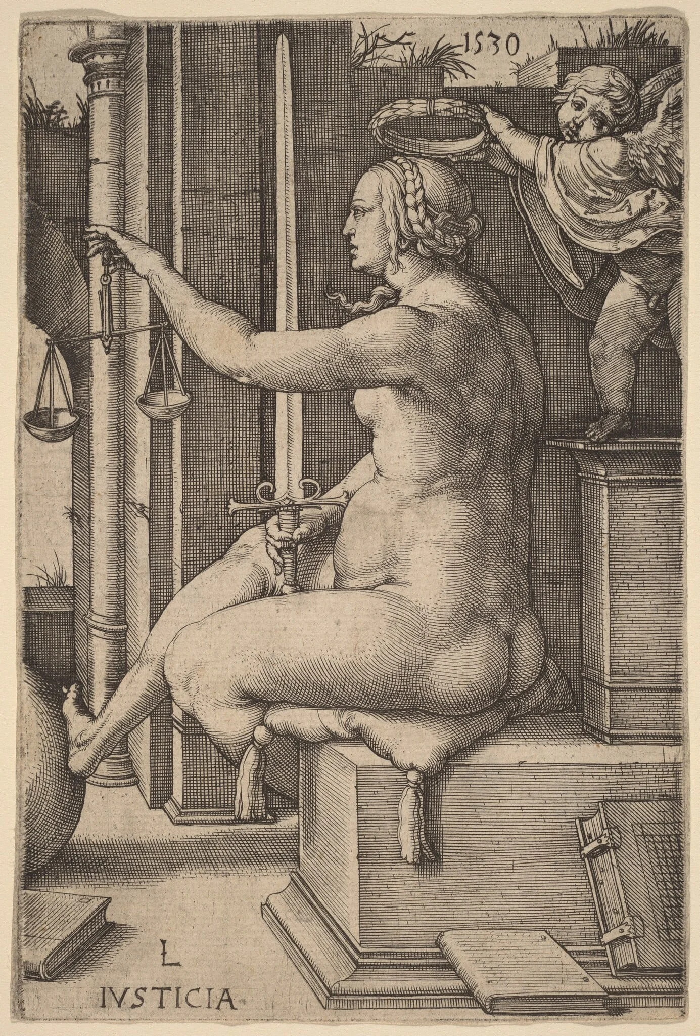 Justicia (Justice), detail
