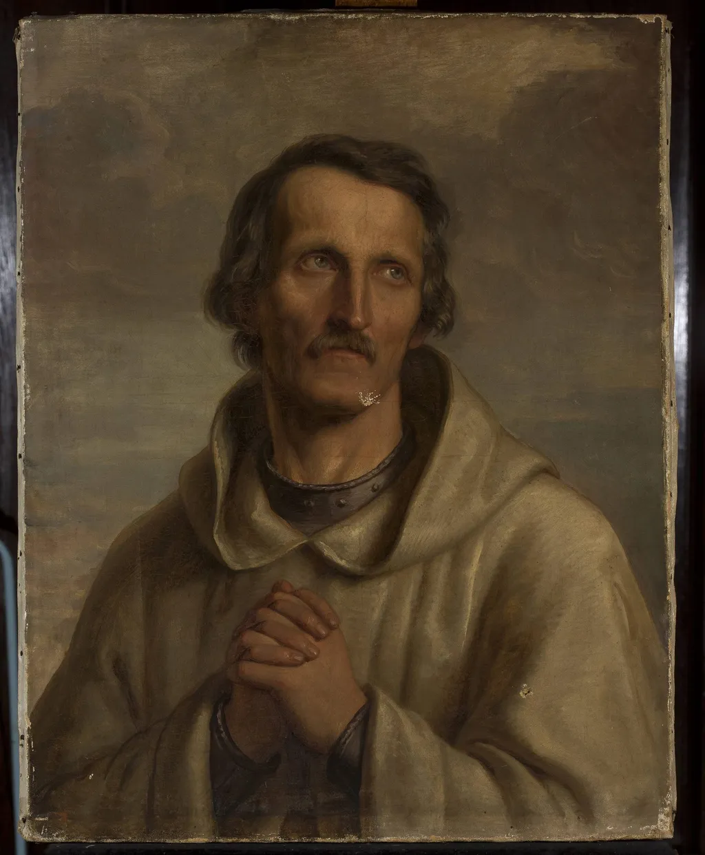 Monk – pilgrim, by Aleksander Lesser, oil, 1850
