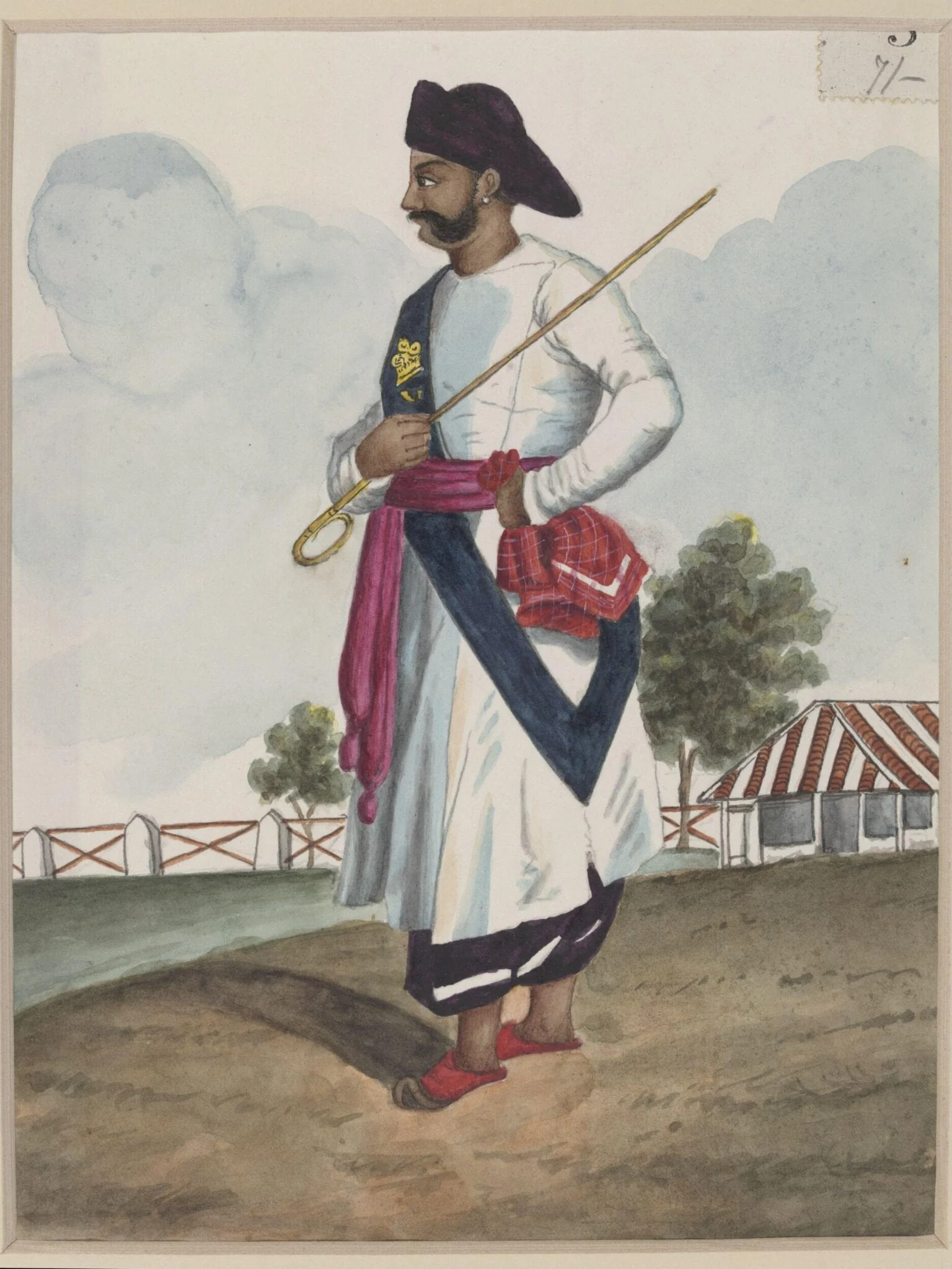 A chaprasi, detail