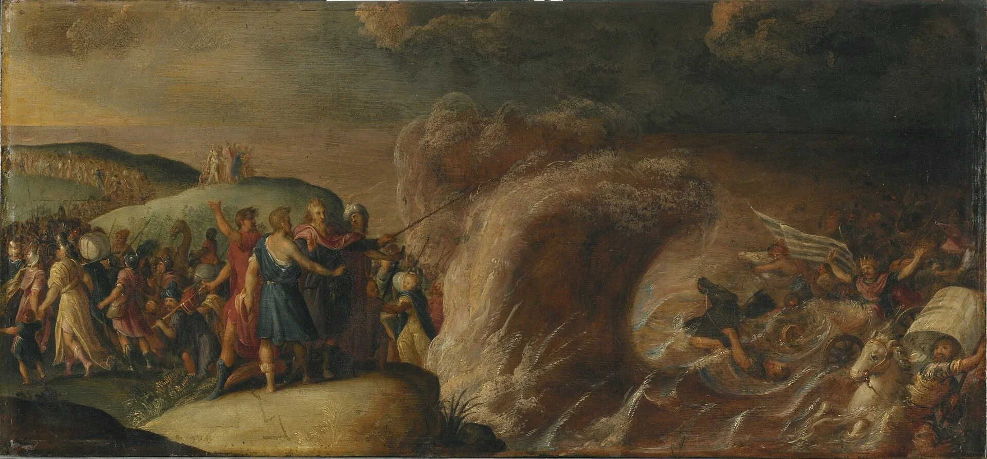 The Crossing of the Red Sea, detail