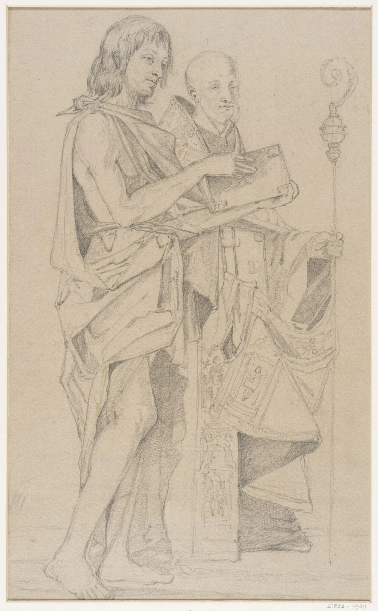 St. Nazzaro and St. Celso: study of part of an altarpiece by Bartolommeo Montagna, detail