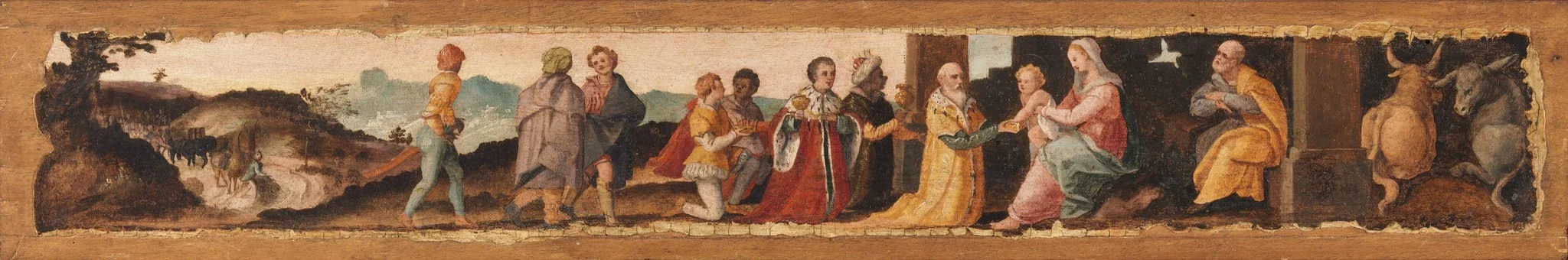 The Adoration of the Magi, detail