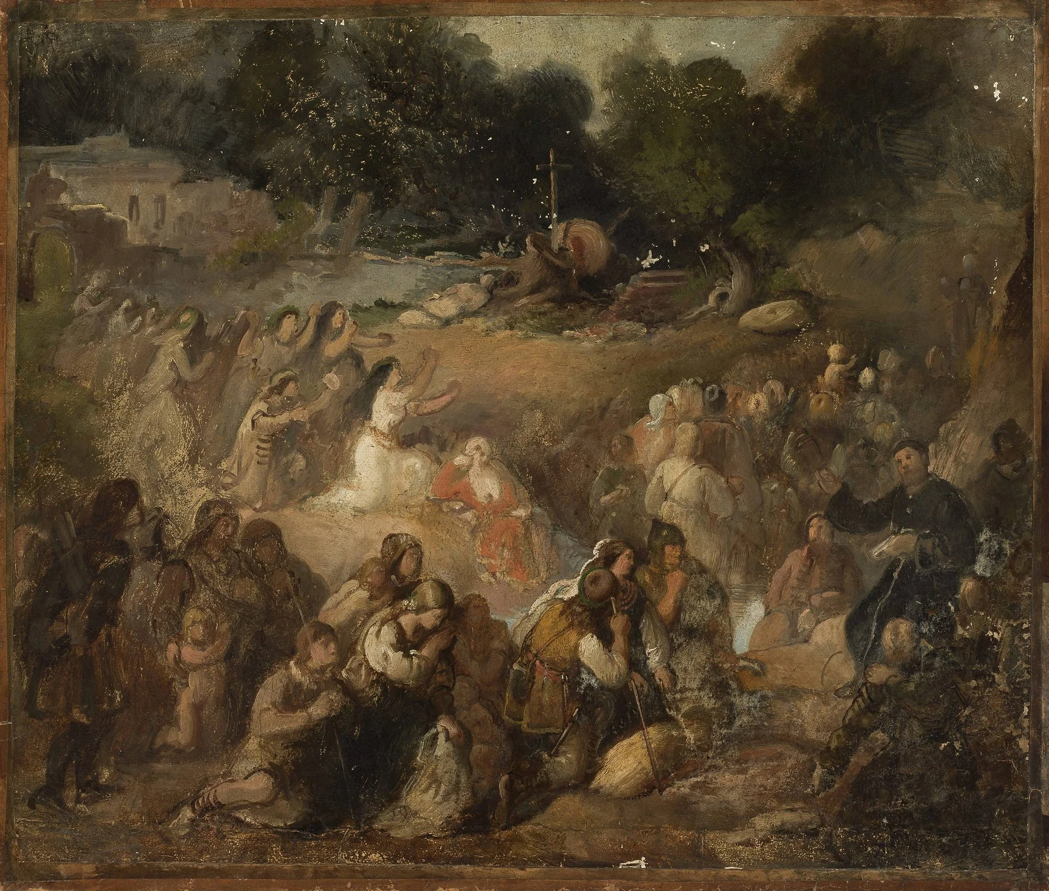 Baptism of Lithuania, detail